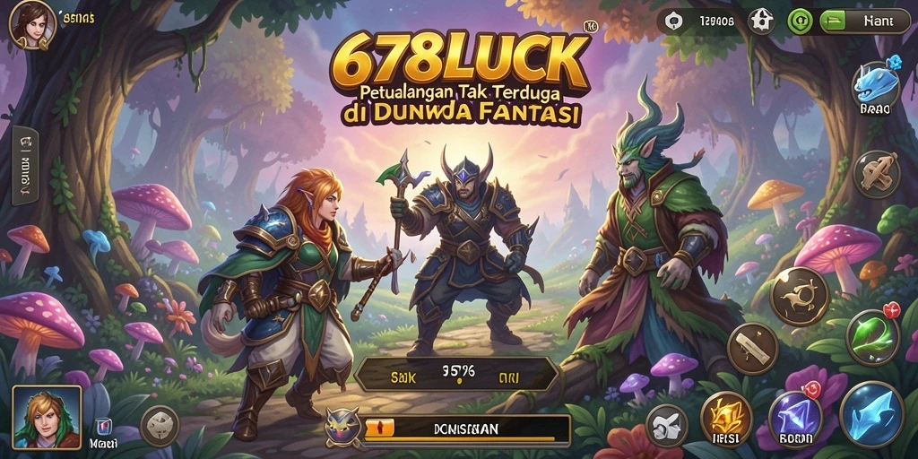 Tampilan gameplay <strong>678LUCK</strong> menampilkan petualangan yang menantang dan dunia yang menakjubkan.