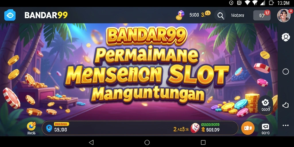 Tampilan menarik dan gameplay seru di BANDAR99 Slot.