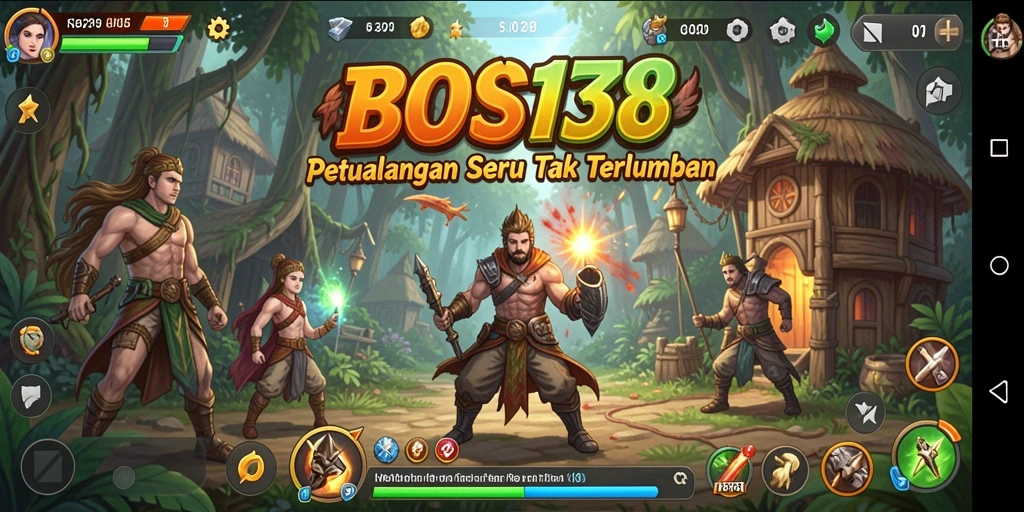 Tampilan gameplay seru dari BOS138 dalam petualangan yang menegangkan.