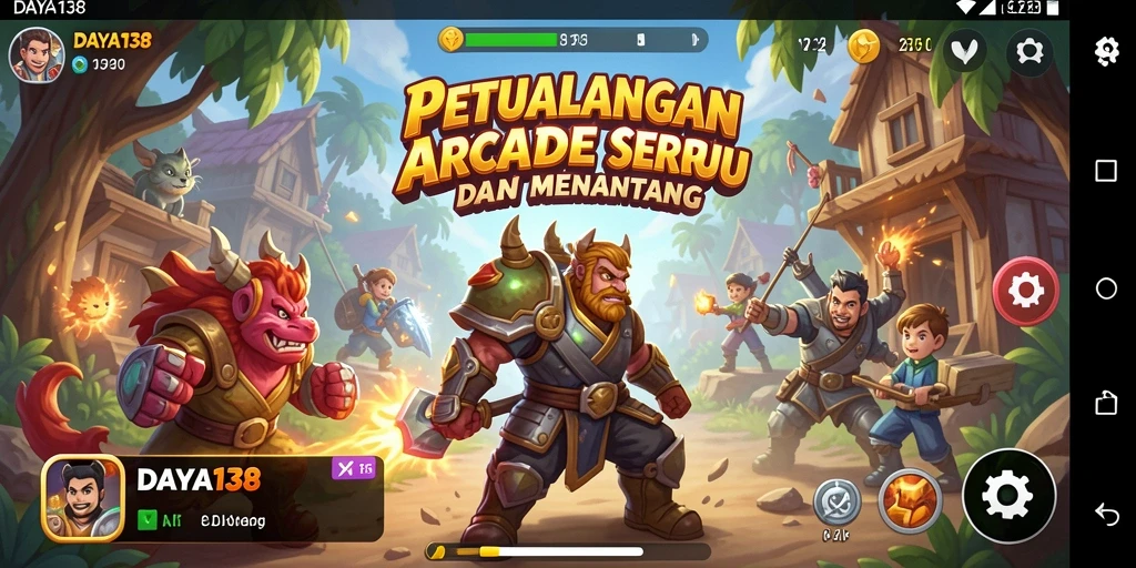 Tampilan gameplay yang seru dan adiktif dari DAYA138.