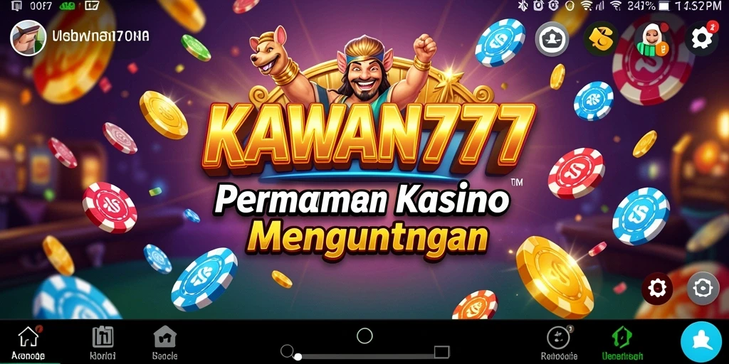 Tampilan gameplay Kasino KAWAN777 yang menarik dan interaktif.