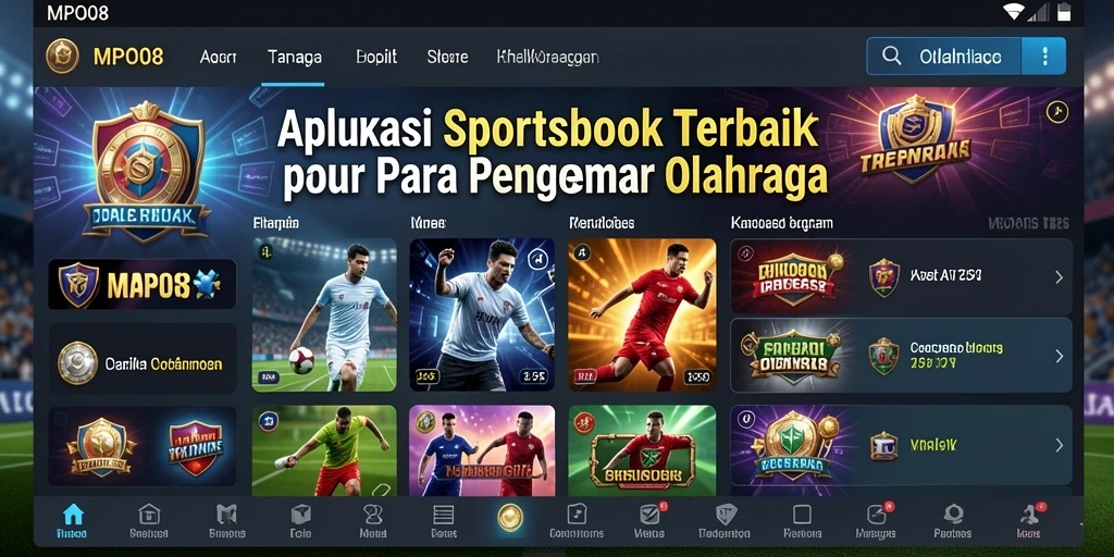 Tampilan gameplay menarik dari aplikasi Sportsbook MPO08.