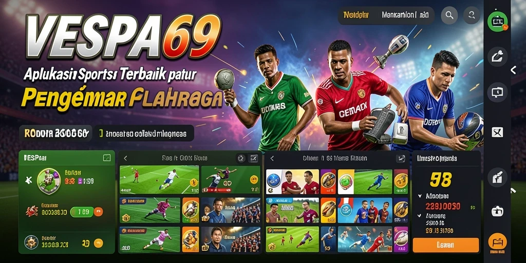 Tampilan gameplay VESPA69 dengan fitur taruhan olahraga.