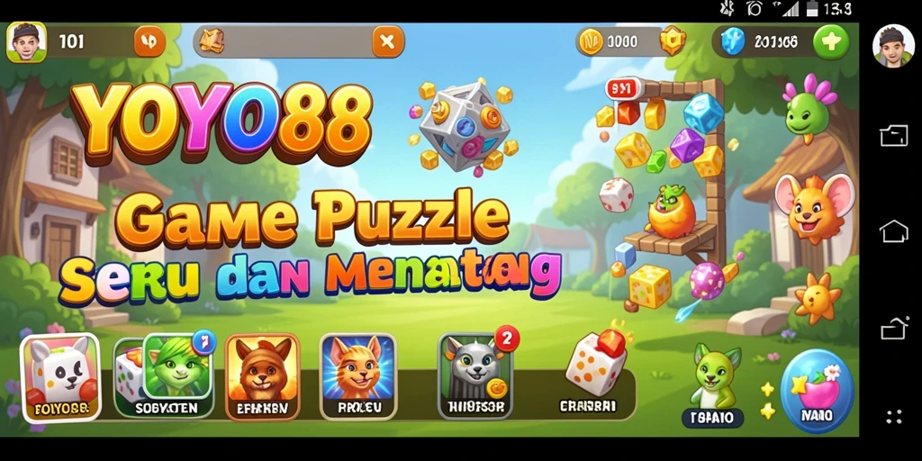 Gameplay menarik dalam YOYO88 dengan tantangan puzzle seru.